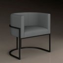 Ver imagem 3 de Poltrona Estofada Oregon Preto Fosco/suede Cinza - M. Arapongas Preto Fosco/suede Cinza