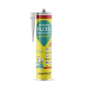 Selante Pu30 Construção Quartzolit 300ml Cinza