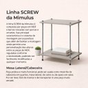 Ver imagem 5 de Mesa de Cabeceira Suspensa Cinza Mdf Quarto Mesa de Cabeceira Estilo Industrial Pequena Baixo Retro