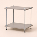 Ver imagem 2 de Mesa de Cabeceira Suspensa Cinza Mdf Quarto Mesa de Cabeceira Estilo Industrial Pequena Baixo Retro