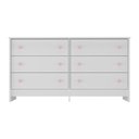 Ver imagem 6 de Cômoda Infantil 136cm com 6 Gavetas Multimóveis Mp4335 Branco