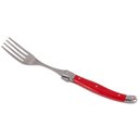 Ver imagem 3 de Conjunto de 6 GARFOS Laguiole LA TOUR Luxo com elegante bandeja de madeira- vermelho
