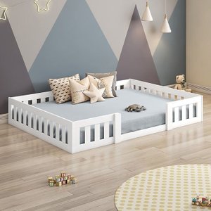 Cama Montessoriana Mamãe Bebê Casal - Pura Magia