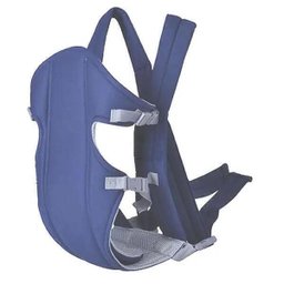 Baby Bag Bolsa Canguru Suporta até 12kg Respirável Azul - 1