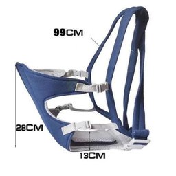Baby Bag Bolsa Canguru Suporta até 12kg Respirável Azul - 2