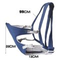 Ver imagem 2 de Baby Bag Bolsa Canguru Suporta até 12kg Respirável Azul