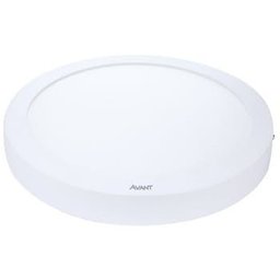 Plafon Sobrepor Redondo LED 6W Branco Frio Avant (Kit com 2) - 1