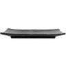 Jogo de 6 Pratos de Sushi Melamina Retangulares 20x14cm Preto Gourmet Mix Travessas para Servir - 7