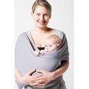 Ver imagem 2 de Wrap Sling Carregador de Bebê 100% Algodão Cinza Claro