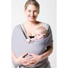 Wrap Sling Carregador de Bebê 100% Algodão Cinza Claro - 2