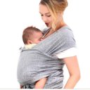 Ver imagem 1 de Wrap Sling Canguru Carregador Bebê Sling | Cor Cinza Mescla