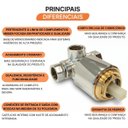 Ver imagem 3 de Base de Monocomando Ducha Higiênica 1/2 26493 Meber - Cromado