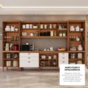 Ver imagem 6 de Cozinha Viena Modulada Composta por 06 Módulos 100% MDF com Paneleiros e Balcões