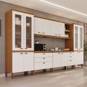 Ver imagem 1 de Cozinha Viena Modulada Composta por 06 Módulos 100% MDF com Paneleiros e Balcões