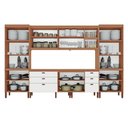 Ver imagem 3 de Cozinha Viena Modulada Composta por 06 Módulos 100% Mdf com Paneleiros e Balcões