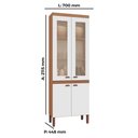 Ver imagem 5 de Cozinha Viena Modulada Composta por 06 Módulos 100% Mdf com Paneleiros e Balcões