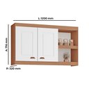 Ver imagem 6 de Cozinha Viena Modulada Composta por 06 Módulos 100% Mdf com Paneleiros e Balcões