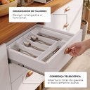 Ver mais imagens de Cozinha Viena Modulada Composta por 06 Módulos 100% MDF com Paneleiros e Balcões