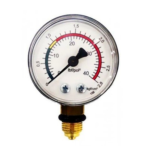 Manômetro Medidor de Pressão Para Filtro de Piscina Nautilus