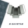 Caixa de Ferramentas N7 50cm Sanfonada 5 Gavetas - Cinza - 6