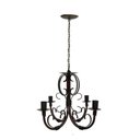 Ver imagem 3 de Lustre Rustico De Ferro Envelhecido Decoração Sala De Jantar