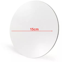 Ver imagem 2 de Cake Board - Kit 10 Unid - Boleira Festas - Redondo - MDF - Branco - 15cm