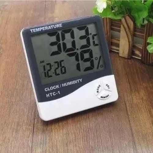 Higrometro Relógio Digital Medidor Mesa Temperatura (56192) - 3