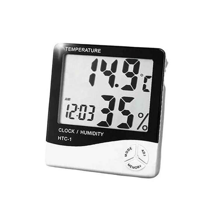 Higrometro Relógio Digital Medidor Mesa Temperatura (56192)