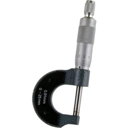 Micrômetro Externo 0 Á 25 Mm Leitura 0,01 Mm Estojo Starfer - 1