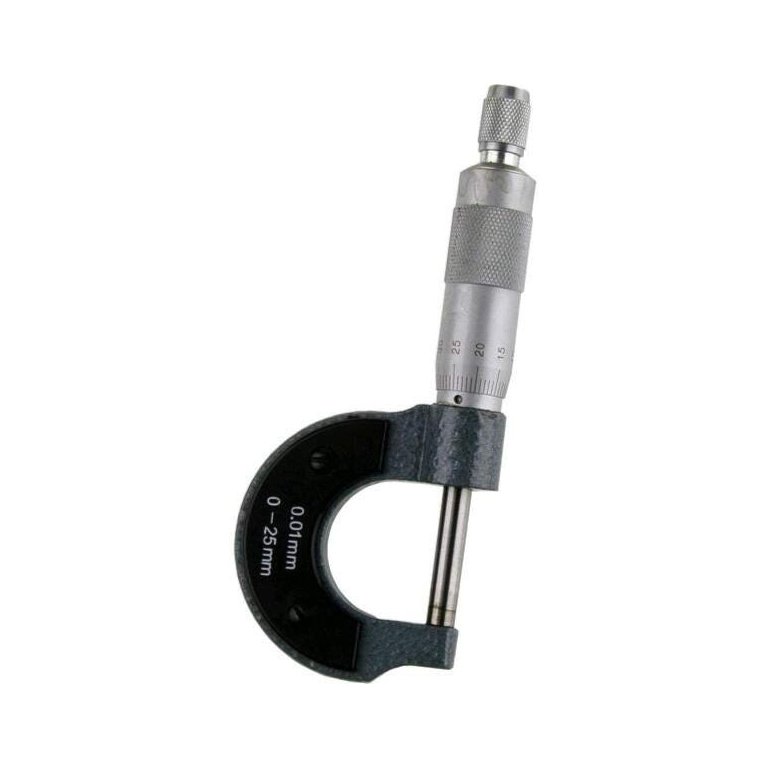 Micrômetro Externo 0 Á 25 Mm Leitura 0,01 Mm Estojo Starfer