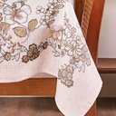 Ver imagem 2 de Toalha de Mesa Lepper Retangular Tati 1,55m x 2,50m Bege