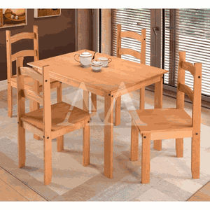 Conjunto Mesa com 4 Cadeiras Acab. Mel - Francine Moveis