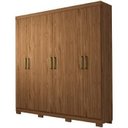 Ver imagem 1 de Guarda-roupa Roupeiro Panan Milena 6 Portas 2 Gavetas - 40010900153