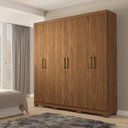 Ver imagem 4 de Guarda-roupa Roupeiro Panan Milena 6 Portas 2 Gavetas - 40010900153