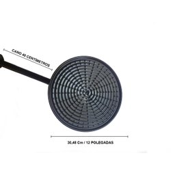 Ducha Cascata em Aluminio Polido alto brilho Black 12 Polegadas com Braço De Chuveiro ( 40 cm ) e - 2