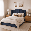Ver imagem 5 de Cabeceira Cama Box Casal Queen 160cm Zoe Estofada Suede Moderna