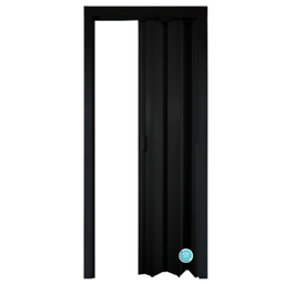 Porta Sanfonada Pvc 0,84x2,10 Multilit Preta - 3
