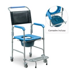 Cadeira de Banho Higiênica Desmontável até 150 Kg Assento 43 Cm D50 Dellamed - 6