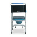 Ver mais imagens de Cadeira de Banho Higiênica Desmontável até 150 Kg Assento 43 Cm D50 Dellamed