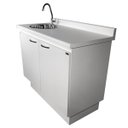 Ver imagem 1 de Pia para Odontologia com 2 Portas Cuba e Torneira Inclusos