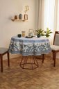 Ver imagem 1 de Toalha de Mesa Estampada Pop Redonda 4 Lugares 1,55 M Lepper - Oriente/ Azul