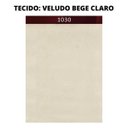 Ver imagem 2 de Poltrona Mona Luxo Madeira Maciça Veludo Bege Claro