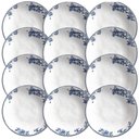 Ver imagem 1 de Jogo 12 Pratos Fundos 830ml Branco Cerâmica Bio Rouxinol por