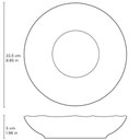 Ver imagem 3 de Jogo 12 Pratos Fundos 830ml Branco Cerâmica Bio Rouxinol por