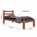 Ver imagem 3 de Cama Solteiro Arauna 100% Madeira Reflorestada