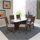 Ver imagem 1 de Conjunto de Mesa Safira com 6 Cadeiras 150x76cm