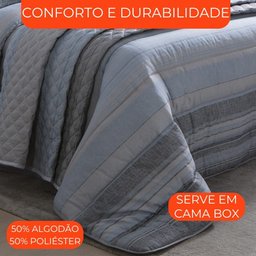 Jogo de Cama Casal Duplo 4 Peças Sultan Realce Premium Breno - 6