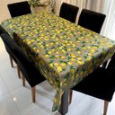 Ver imagem 4 de Toalha de Mesa Redonda Gorgurinho Limão Siciliano Fundo Bege - 1,50M
