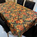 Ver imagem 2 de Toalha de Mesa Quadrada Gorgurinho Ibisco Laranja - 1,50 x1,50M