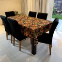 Ver imagem 1 de Toalha de Mesa Quadrada Gorgurinho Ibisco Laranja - 1,50 x1,50M